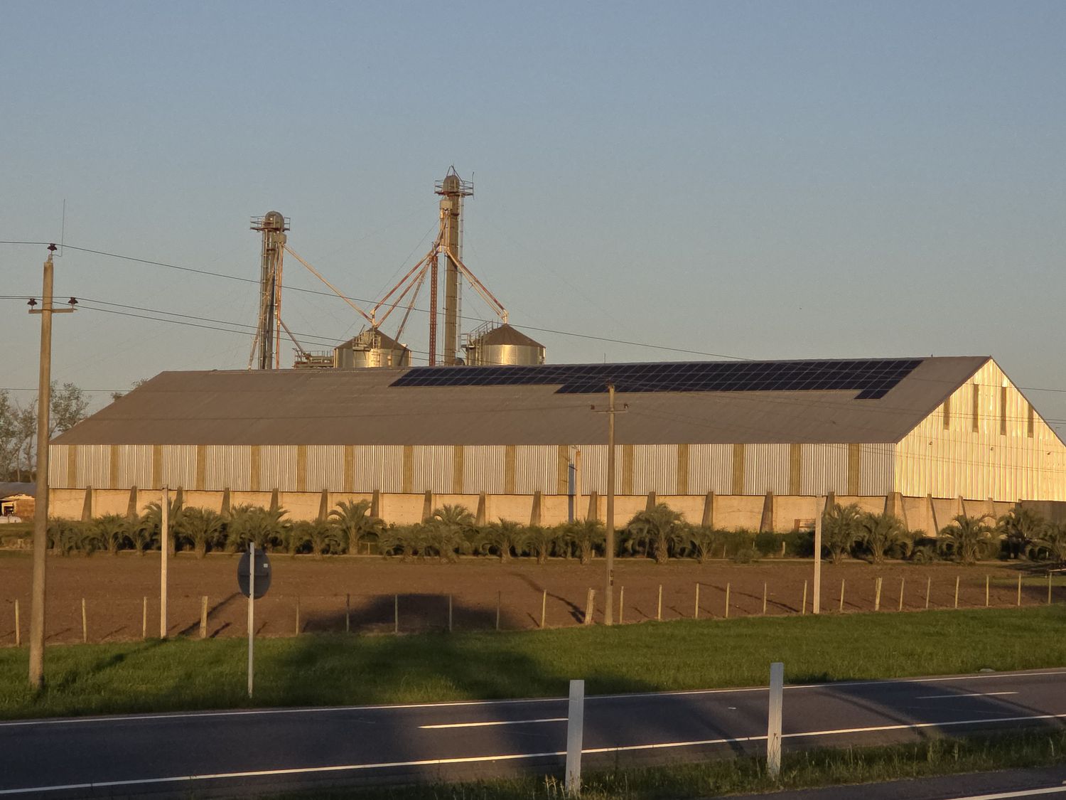 Vista exterior de la planta de procesamiento